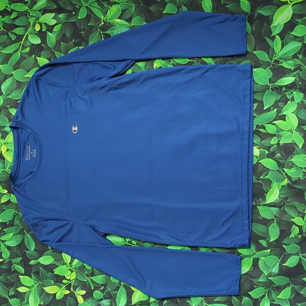 NWOT Men's Medium Blue Champion Long Sleeve; Athleisure and Activewear